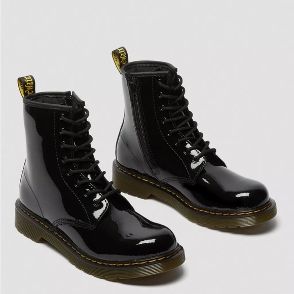 Dr. Martens Shoes - Dr. Martens Black Patent Leather Boots